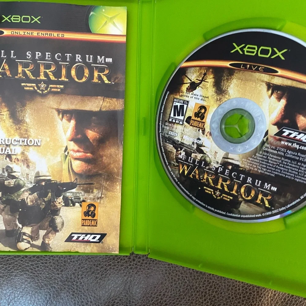 Full Spectrum Warrior (Microsoft Xbox, 2004)
